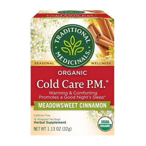 Traditional Medicinals, Organic Cold Care P.M. Tea, 16 Bags