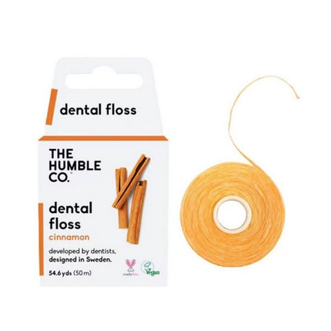 The Humble Co, Dental Floss Cinnamon, 55 Yds