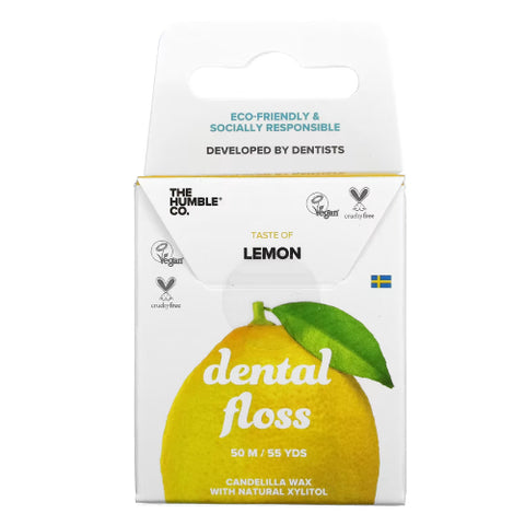 The Humble Co, Dental Floss Lemon, 55 Yds