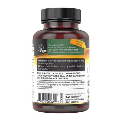 Biotene, Vegan Quercetin w/ Zinc & Elderberry, 500 mg, 90 Tabs