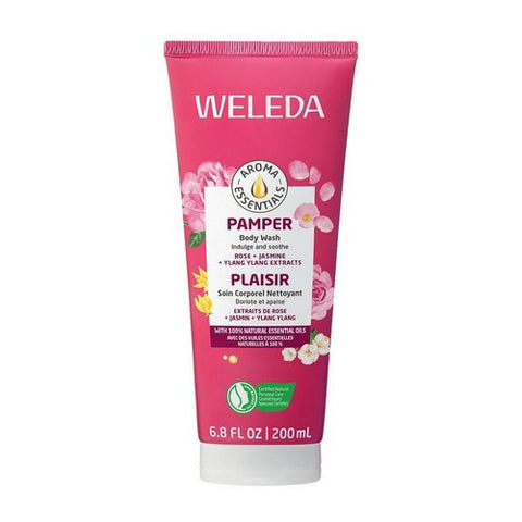 Weleda, Aroma Essentials Pamper Body Wash, 6.8 Oz