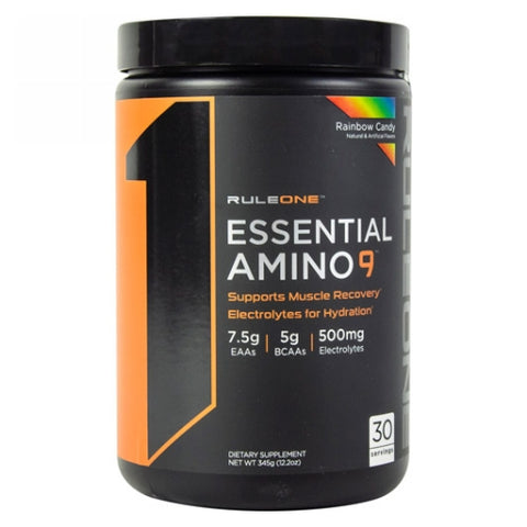 Rule 1, Essentail Amino 9 Rainbow Candy, 12.2 Oz