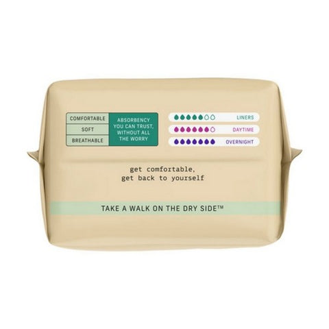 The Honey Pot, Organic Panty Liner with Wings, 20 Count