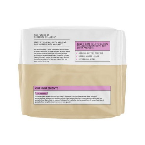 The Honey Pot, Orgnaic Incontinence Day pads, 16 Count