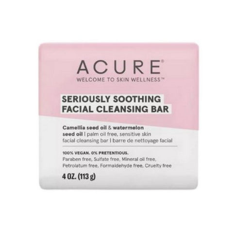 Acure, Seriously Soothing Facial Cleansing Bars, 4 Oz