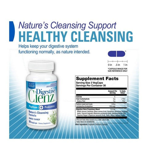 Body Gold, Digestive Clenz, 90 Count