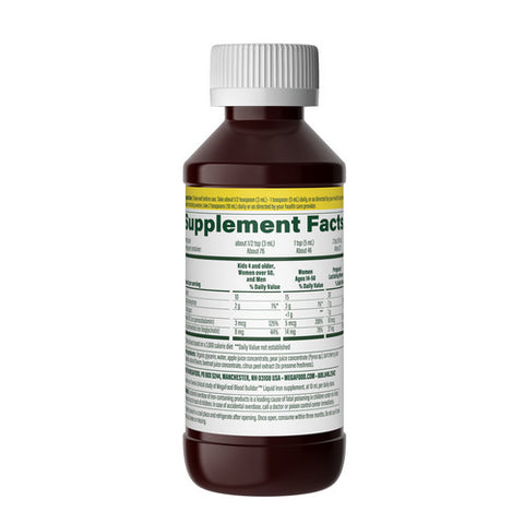 MegaFood, Blood Builder Liquid Iron Once Daily, 7.7 Oz