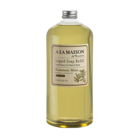 A La Maison, Rosemary Mint Soap Refill, 33.8 Oz