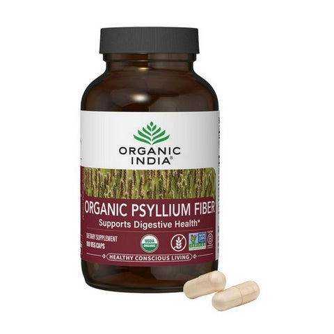 Organic India, Organic Psyllium Fiber, 180 VegCaps
