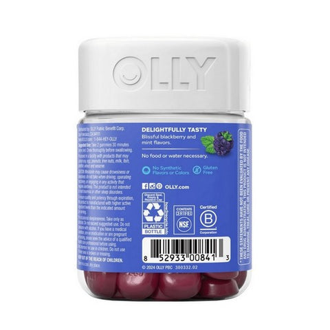 Olly, Extra Strength Sleep Gummies Blackberry, 50 Count