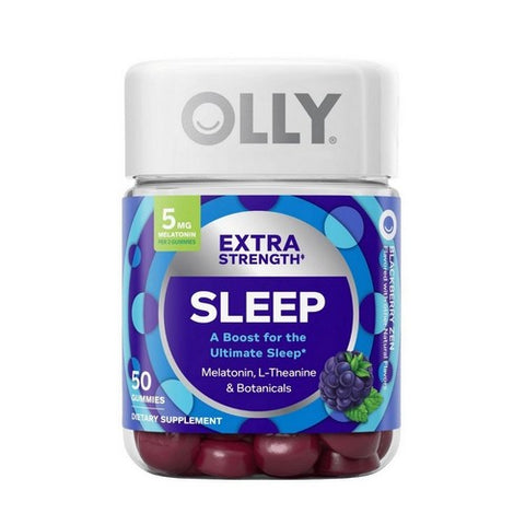 Olly, Extra Strength Sleep Gummies Blackberry, 50 Count