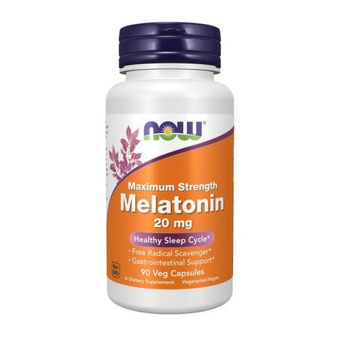Now Foods, Melatonin Maximum Strength, 20 Mg, 90 Veg Caps