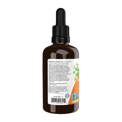 Now Foods, Organic Ashwagandha Liquid Extract, 2 Oz
