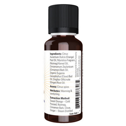 Now Foods, Spiced Cider Oil Blend, 1 Oz