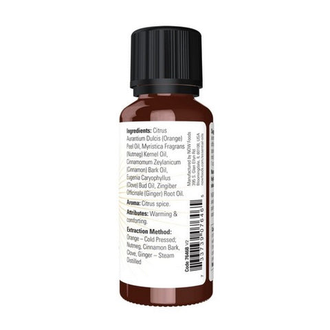 Now Foods, Spiced Cider Oil Blend, 1 Oz