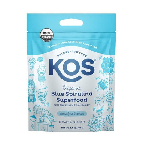 Kos, Organic Luminous Blue Spirulina, 1.4 Oz