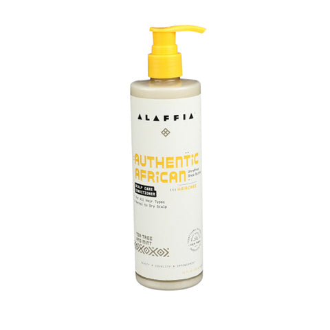 Alaffia, Authentic African Scalp Care Conditioner, Tea Tree & Mint 12 Oz