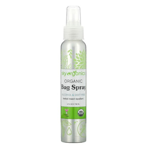 Sky Organics, Organic Bug Spray Deet Free, 4 Oz