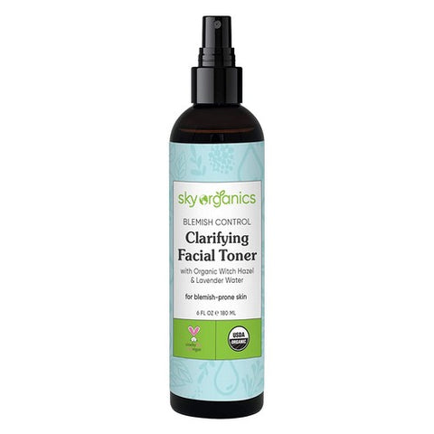 Sky Organics, Blemish Control Clarifying Facial Toner, 6 Oz