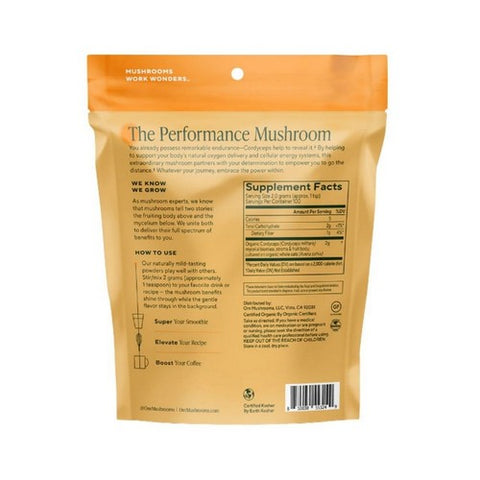 Om Mushrooms, Cordyceps Certified Organic Mushroom Powder, 7.05 Oz