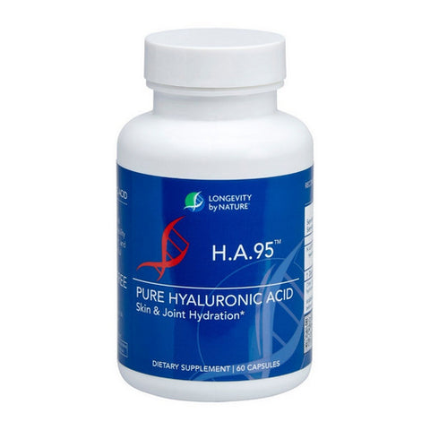 Longevity by Nature, By Nature Ha 95 Hyaluronic Acid, 60 Caps