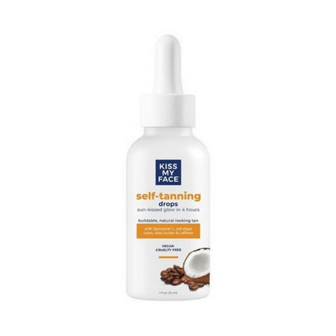 Kiss My Face, Self Tanning Drops Medium, 1 Oz