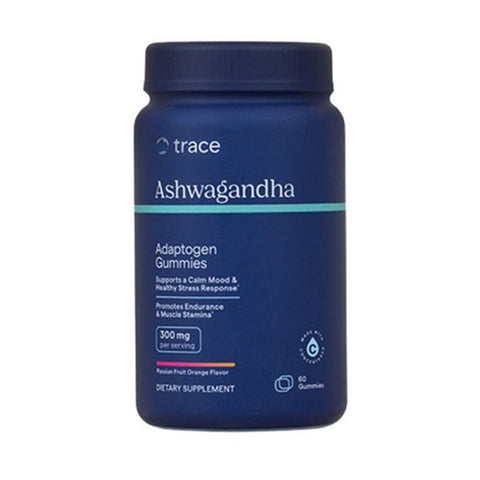 Trace Minerals, Ashwagandha Passion Fruit Orange Flavor, 60 Count