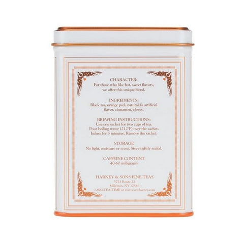 Harney & Sons, Hot Cinnamon Spice Tea, 20 Bags (Case of 4)