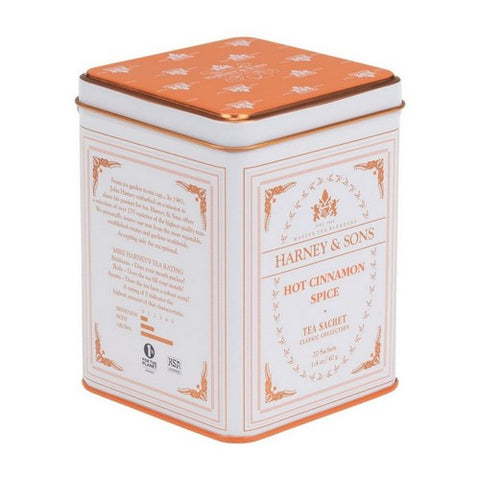 Harney & Sons, Hot Cinnamon Spice Tea, 20 Bags (Case of 4)