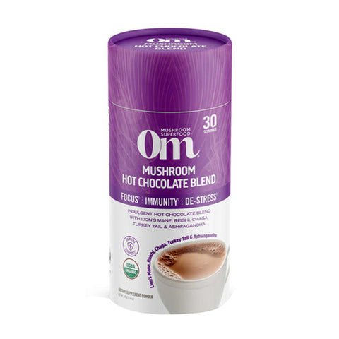 Om Mushrooms, Mushroom Hot Chocolate Blend, 8.47 Oz