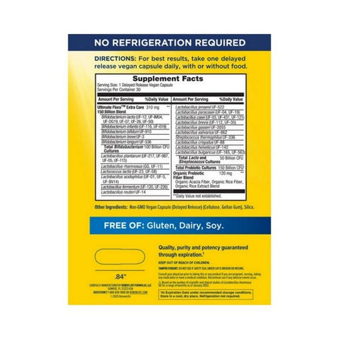 Renew Life, Extra Care 150 Billion 40 Strains Delayed Release, 30 Capsules