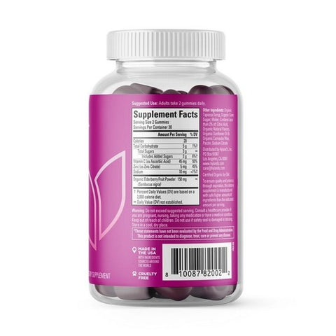 Hylands, Organic Elderberry Gummies, 60 Count