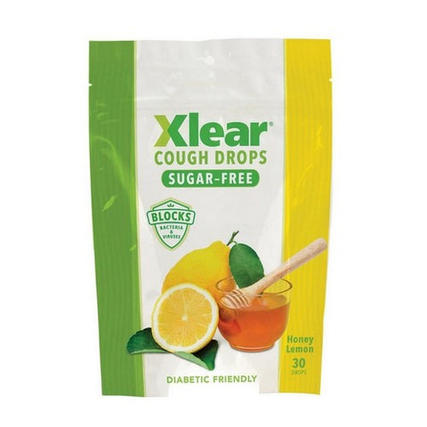 Xlear Inc, Honey Lemon Cough Drops, 30 Count