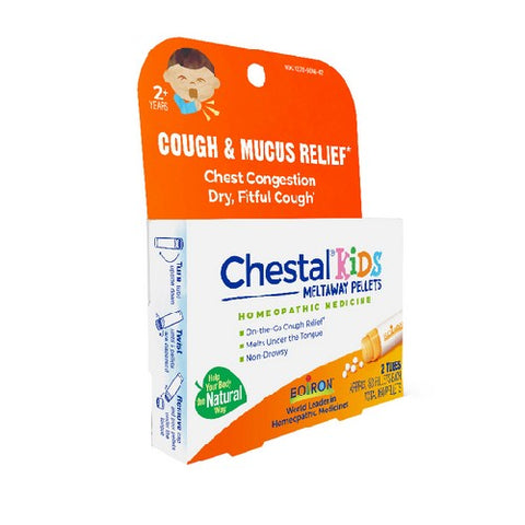Boiron, Chestal Kids Meltaway Cough & Mucus Relief, 160 Pellets