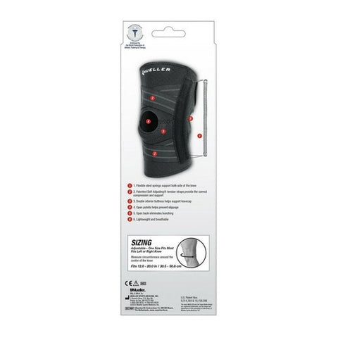 Mueller, Self-Adjusting Knee Stabilizer Black One Size, 1 Count