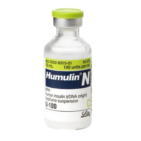 Eli Lilly And Company, Humulin N  Insulin, 10 ml