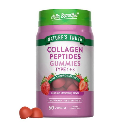Nature's Truth, Beauty Collagen Type 1 + 3 Gummies, 60 Count