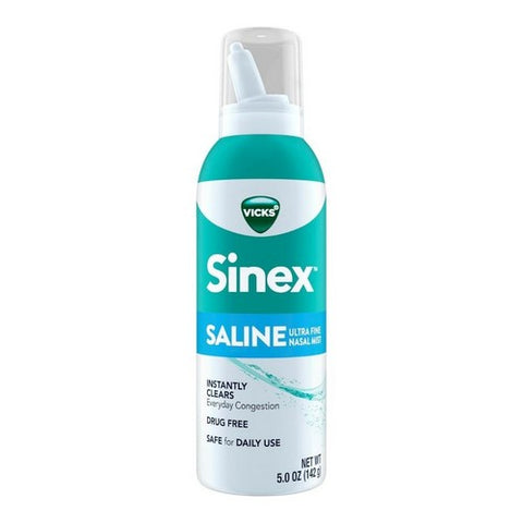 Crest, Vicks Sinex Saline Ultra Fine Nasal Mist Spray, 5 Oz