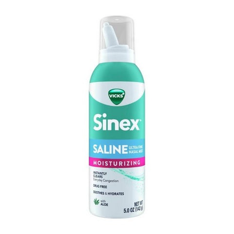 Crest, Sinex Saline Ultra Fine Nasal Mist Moisturizing with Aloe, 5 Oz