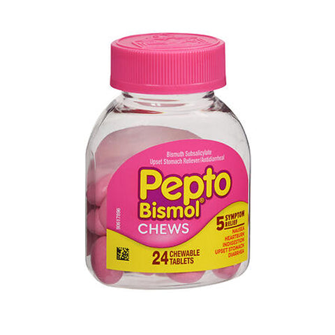 Crest, Pepto-Bismol Chews Chewable, 24 Tabs