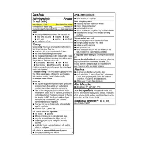 Bayer, Coricidin HBP Multi-Symptom Flu Maximum Strength, 24 Count