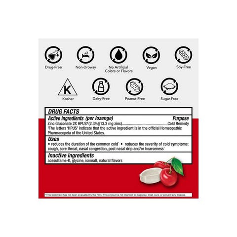 Kaopectate, Cold-Eeze Lozenges Sugar Free Natural Wild Cherry Flavor, 25 Lozenges
