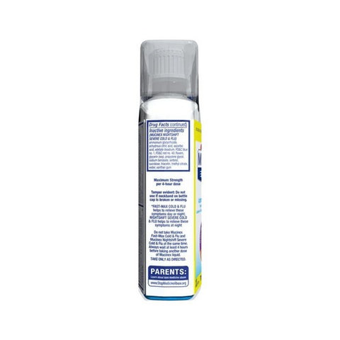Mucinex, Fast-Max Day Time & Night Time Cold & Flu Liquid Maximum Strength, 12 Oz