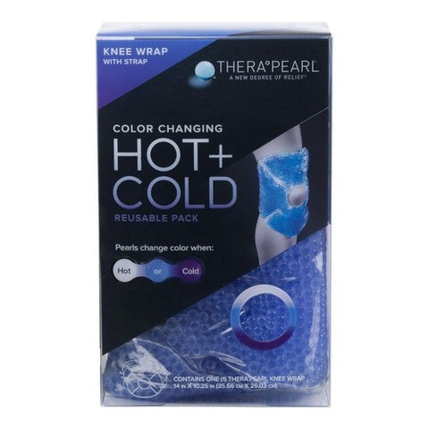 K-Y, Color Changing Hot + Cold Knee Wrap With Strap, 1 count