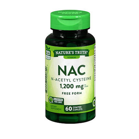 Nature's Truth, NAC Coated Caplets, 1200 mg, 60 Count