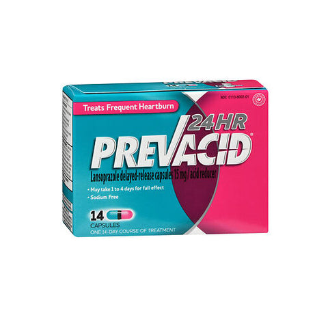 Prevacid, 24 Hr Acid Reducer, 15mg, 14 Capsules