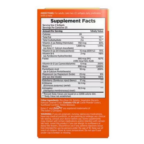 Nature's Bounty, Immune 24 Hour Plus, 50 Softgels