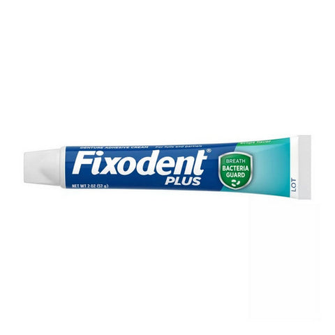 Crest, Fixodent Plus Precision Hold & Seal Denture Adhesive Cream Scope Flavor, 2 Oz