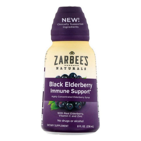 Neutrogena, Zarbee's Naturals Black Elderberry Immune Support Syrup, 8 Oz