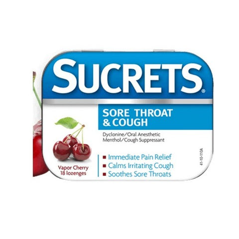 Phazyme, Sore Throat & Cough Lozenges Vapor, 18 Count